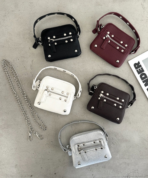 スタッズデザインPUカードケース | WR6256048 | レッド