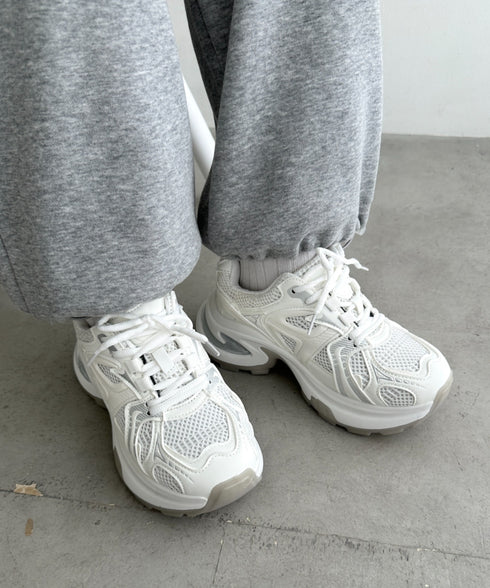 メッシュ厚底スニーカー | WR3254008 | ホワイト