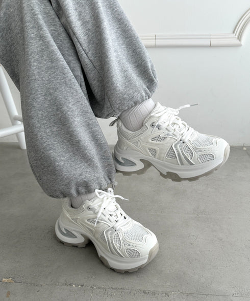 メッシュ厚底スニーカー | WR3254008 | ホワイト