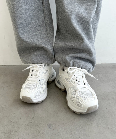 メッシュ厚底スニーカー | WR3254008 | ホワイト