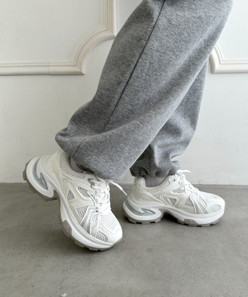 メッシュ厚底スニーカー | WR3254008 | ホワイト