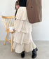 ティアードフリルロングスカート | MD2256043 | アイボリー