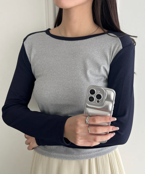 【iPhone13~iPhone16対応】ダウン風デザインスマホケース | WR6256051 | シルバー