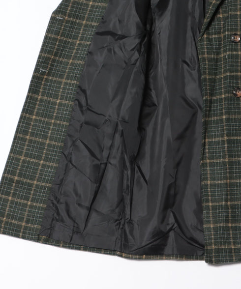 チェックチェスターミドルコート | SL2254025 | グリーン