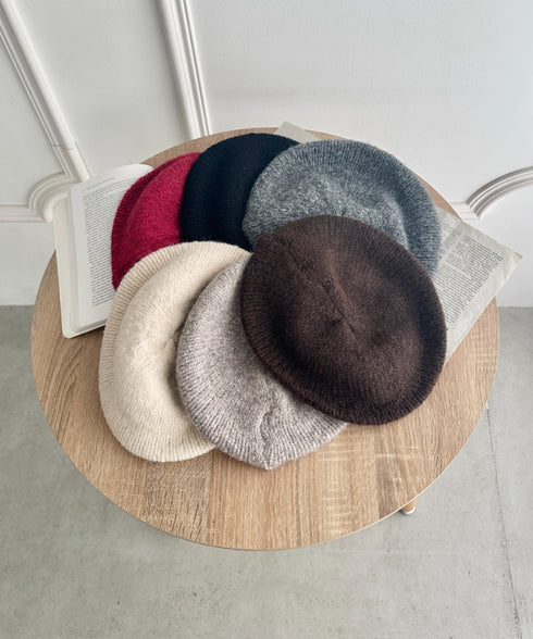 モヘアニットベレー帽 | SL5256117 | グレー