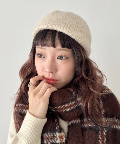 モヘアニットベレー帽 | SL5256117 | アイボリー