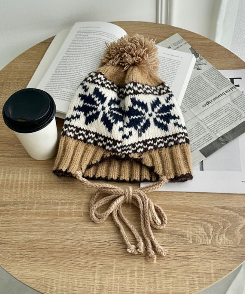 ノルディック柄ニットビーニー | SL5256118 | ベージュ