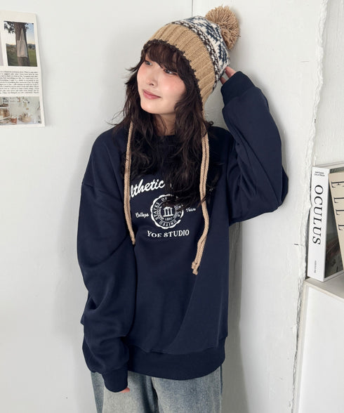 ノルディック柄ニットビーニー | SL5256118 | ベージュ