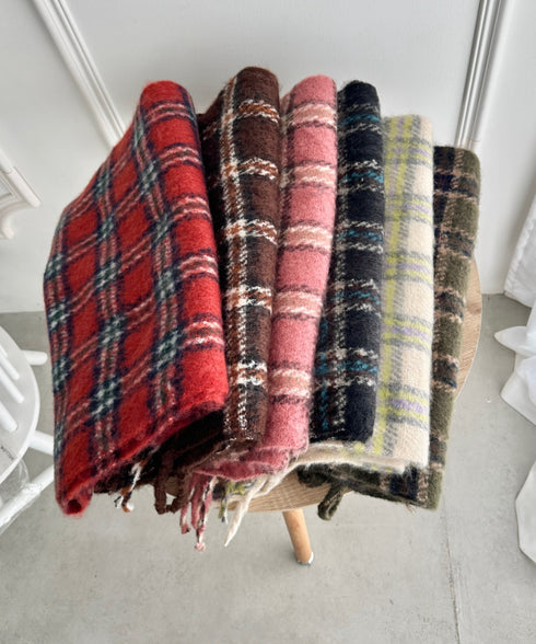 ボリュームチェックマフラー | SL6254030 | カーキ