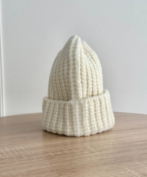 ワンポイントニットキャップ | SL5256119 | アイボリー