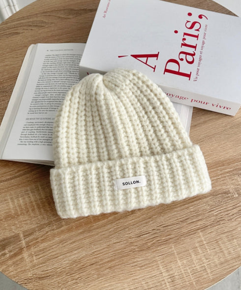 ワンポイントニットキャップ | SL5256119 | アイボリー
