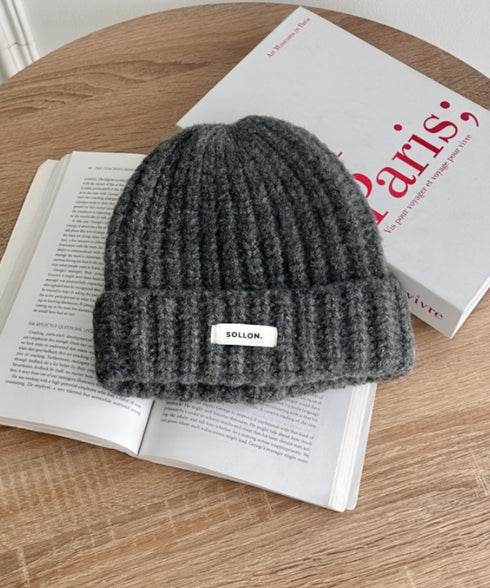 ワンポイントニットキャップ | SL5256119 | グレー
