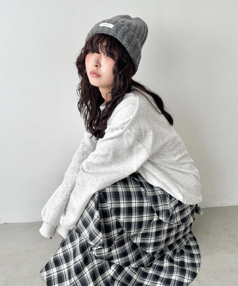 ワンポイントニットキャップ | SL5256119 | グレー