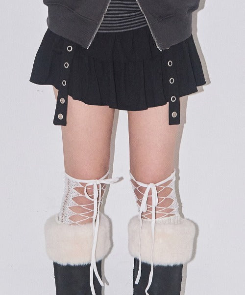 ILLIGO(イリゴ)/レイヤード フリル ティアード ミニスカート(インナーパンツ付き)CANCAN LAYERED LIP SKIRT | AT2254026 | ブラック