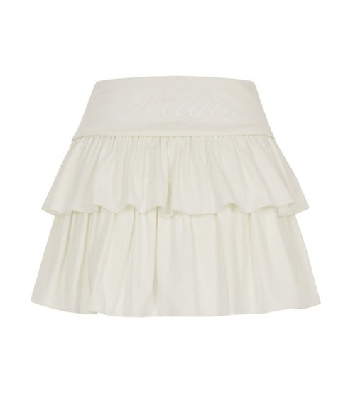 ILLIGO(イリゴ)/レイヤード フリル ティアード ミニスカート(インナーパンツ付き)CANCAN LAYERED LIP SKIRT | AT2254026 | ホワイト