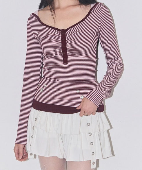 ILLIGO(イリゴ)/レイヤード フリル ティアード ミニスカート(インナーパンツ付き)CANCAN LAYERED LIP SKIRT | AT2254026 | ホワイト