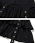 ILLIGO(イリゴ)/レイヤード フリル ティアード ミニスカート(インナーパンツ付き)CANCAN LAYERED LIP SKIRT | AT2254026 | ブラック