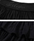 ILLIGO(イリゴ)/レイヤード フリル ティアード ミニスカート(インナーパンツ付き)CANCAN LAYERED LIP SKIRT | AT2254026 | ブラック