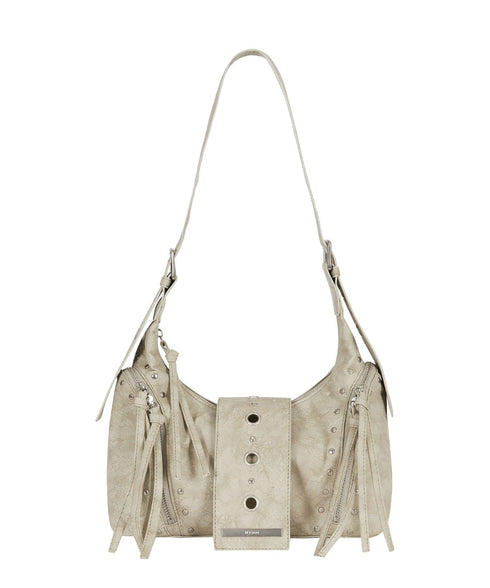 ILLIGO(イリゴ)/ヴィンテージ アイレット スタッズ ショルダーバッグ/RIFF EYELET SHOULDER BAG | AT1254028 | ベージュ