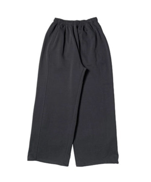 anyonemore(エニワンモア)/ワイド ルーズ 裾ドロスト サイド切り替え トレーニング スウェットパンツ/Rippon Long Wide Training Pants | AT2254030 | チャコールグレー