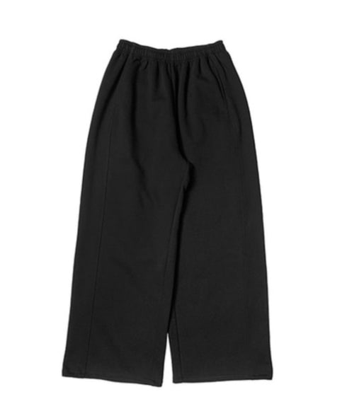 anyonemore(エニワンモア)/ワイド ルーズ 裾ドロスト サイド切り替え トレーニング スウェットパンツ/Rippon Long Wide Training Pants | AT2254030 | ブラック