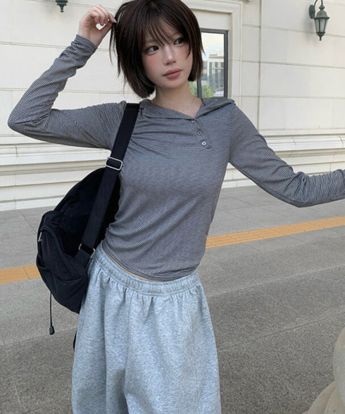 anyonemore(エニワンモア)/ワイド ルーズ 裾ドロスト サイド切り替え トレーニング スウェットパンツ/Rippon Long Wide Training Pants | AT2254030 | グレー