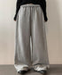 anyonemore(エニワンモア)/ワイド ルーズ 裾ドロスト サイド切り替え トレーニング スウェットパンツ/Rippon Long Wide Training Pants | AT2254030 | グレー