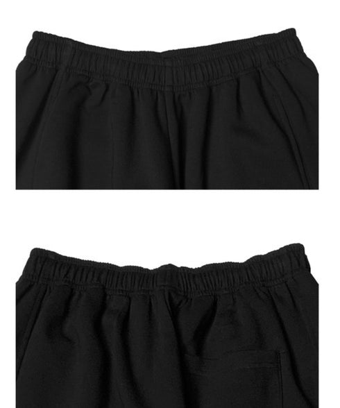 anyonemore(エニワンモア)/ワイド ルーズ 裾ドロスト サイド切り替え トレーニング スウェットパンツ/Rippon Long Wide Training Pants | AT2254030 | ブラック