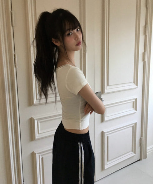 anyonemore(エニワンモア)/サイドレースライン ドローストリング トラック トレーニング パンツ/Dove Line Track Training Pants | AT2254034 | ネイビー