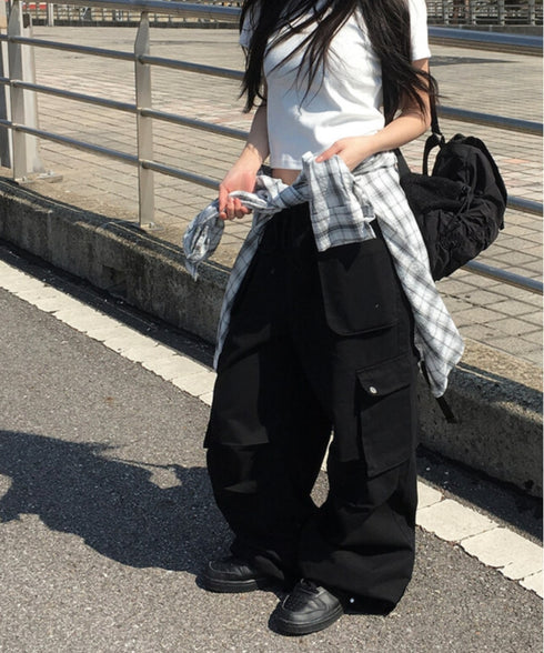 anyonemore(エニワンモア)/チェック柄 オーバーサイズ ルーズフィット 長袖 シャツ/Woods Checkered Oversized Fit Long Sleeve Shirt | AT2254035 | ホワイト