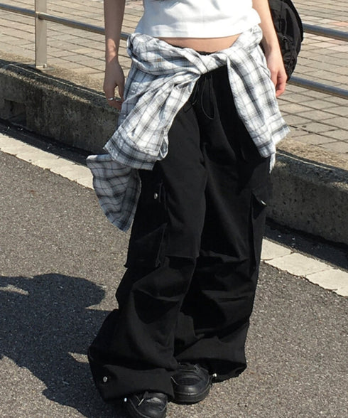 anyonemore(エニワンモア)/チェック柄 オーバーサイズ ルーズフィット 長袖 シャツ/Woods Checkered Oversized Fit Long Sleeve Shirt | AT2254035 | ホワイト