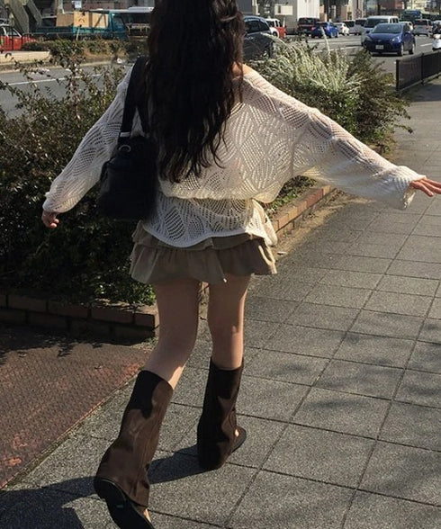 anyonemore(エニワンモア)/ベルトセット 2段ティアード フリル ミニスカート(インナーパンツ付き)/Kasen Cancan Frill Mini Skirt | AT2254038 | ベージュ