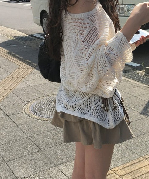 anyonemore(エニワンモア)/ベルトセット 2段ティアード フリル ミニスカート(インナーパンツ付き)/Kasen Cancan Frill Mini Skirt | AT2254038 | ベージュ