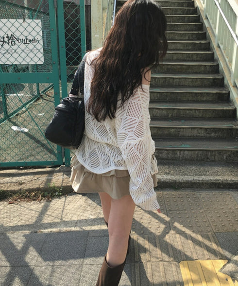 anyonemore(エニワンモア)/ベルトセット 2段ティアード フリル ミニスカート(インナーパンツ付き)/Kasen Cancan Frill Mini Skirt | AT2254038 | ベージュ