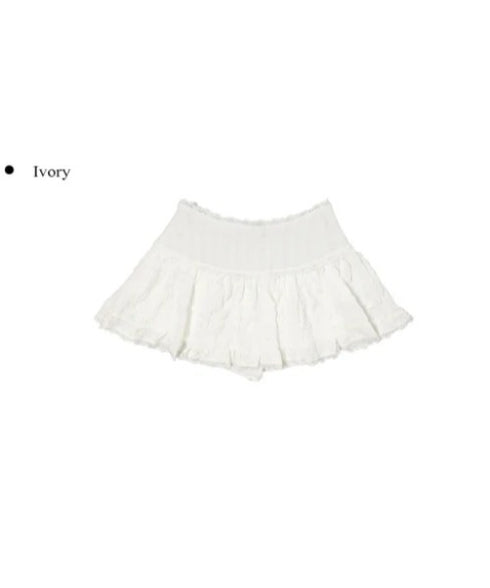 anyonemore(エニワンモア)/レース ミニスカート(インナーパンツ付き)/Arting lace mini skirt | AT2254039 | アイボリー