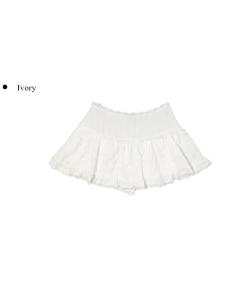 anyonemore(エニワンモア)/レース ミニスカート(インナーパンツ付き)/Arting lace mini skirt | AT2254039 | アイボリー