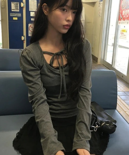 anyonemore(エニワンモア)/レース ミニスカート(インナーパンツ付き)/Arting lace mini skirt | AT2254039 | ブラック