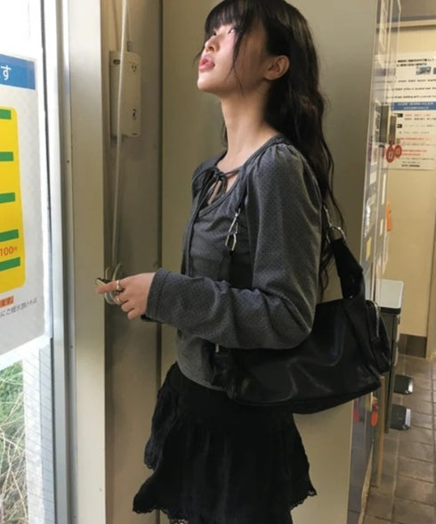 anyonemore(エニワンモア)/レース ミニスカート(インナーパンツ付き)/Arting lace mini skirt | AT2254039 | ブラック