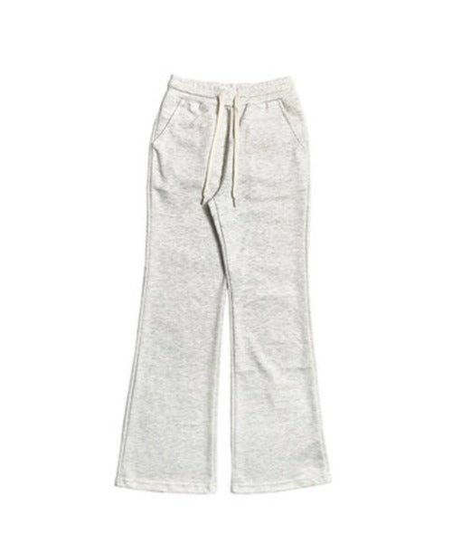 anyonemore(エニワンモア)/バックポケット スリム ブーツカット スウェットパンツ トレーニングパンツ/Living Back Pocket Slim Bootcut Training Pants | AT2254041 | オートミール