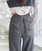 バックリボンタックパンツ | LO2256062 | グレー