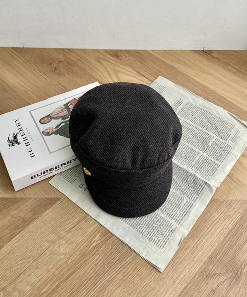 ゴールドボタンウールライクキャスケット | CL5256070 | グレー