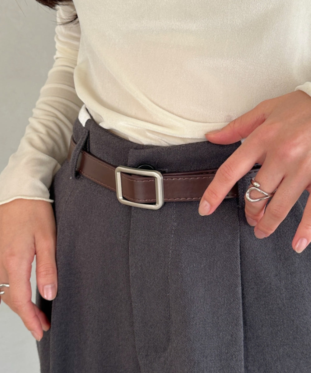 スクエア/オーバルアソート穴なしベルト | CL6256071 | ブラウン系