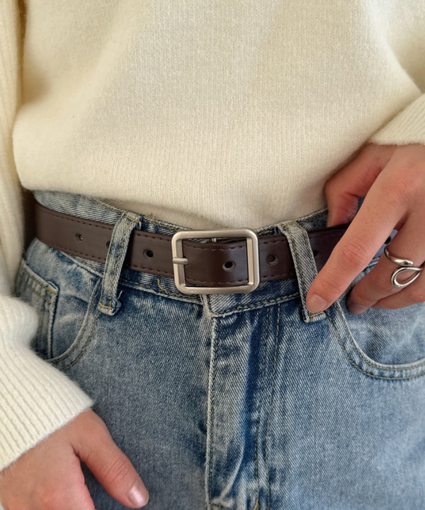 スクエア/オーバルアソート穴なしベルト | CL6256071 | ブラウン系その他3