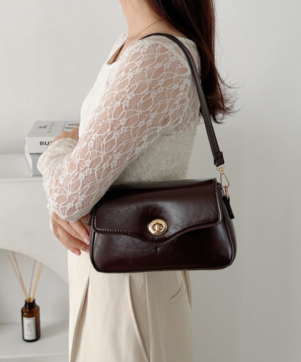 2wayPUハンドショルダーバッグ | CL1256072 | ダークブラウン