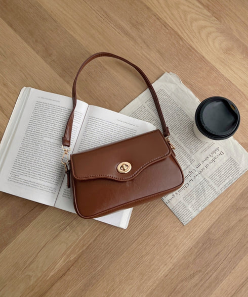 2wayPUハンドショルダーバッグ | CL1256072 | ブラウン