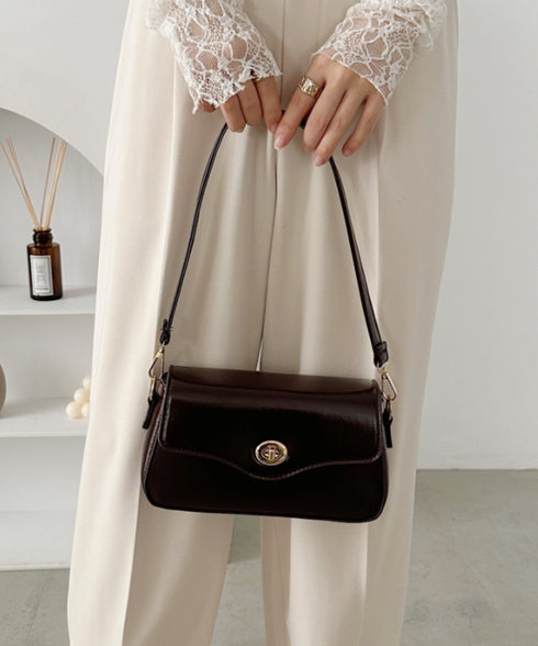 2wayPUハンドショルダーバッグ | CL1256072 | ダークブラウン