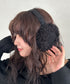 折りたたみボアムートンイヤーマフ | CL6254019 | ブラック