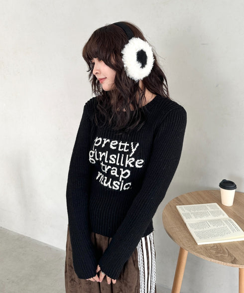 折りたたみボアムートンイヤーマフ | CL6254019 | ブラック系その他