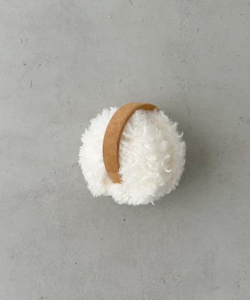 折りたたみボアムートンイヤーマフ | CL6254019 | キャメル