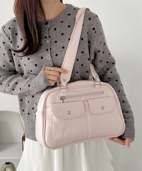 ダブルポケットボストンバッグ | CL1256073 | ピンク